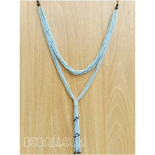 multiple strand beads bluesky necklaces double wrist